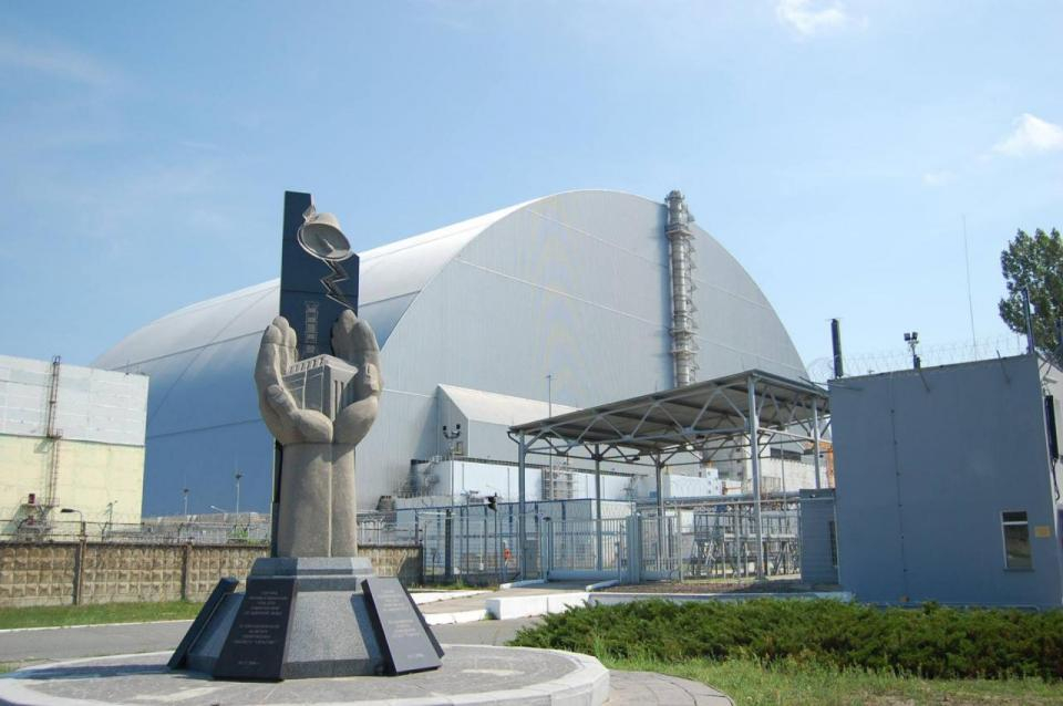Le réacteur numéro 4 : sarcophage de 2018