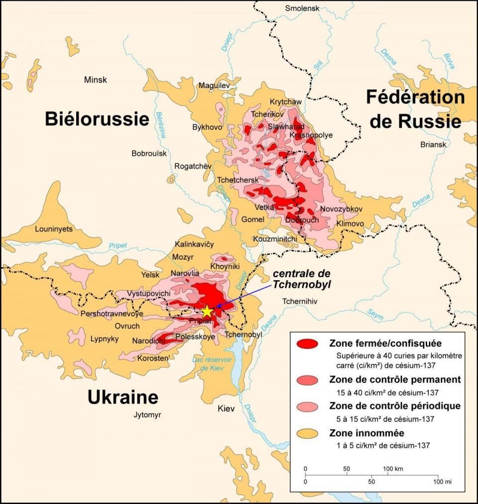 tchernobyl radiation 1996
